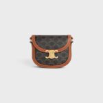 BESACE CLEA in Triomphe Canvas and Calfskin