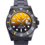 Rolex Submariner 116610 PVD-DLC Stainless Steel Carbon Fiber Bezel Yellow & Black Dial