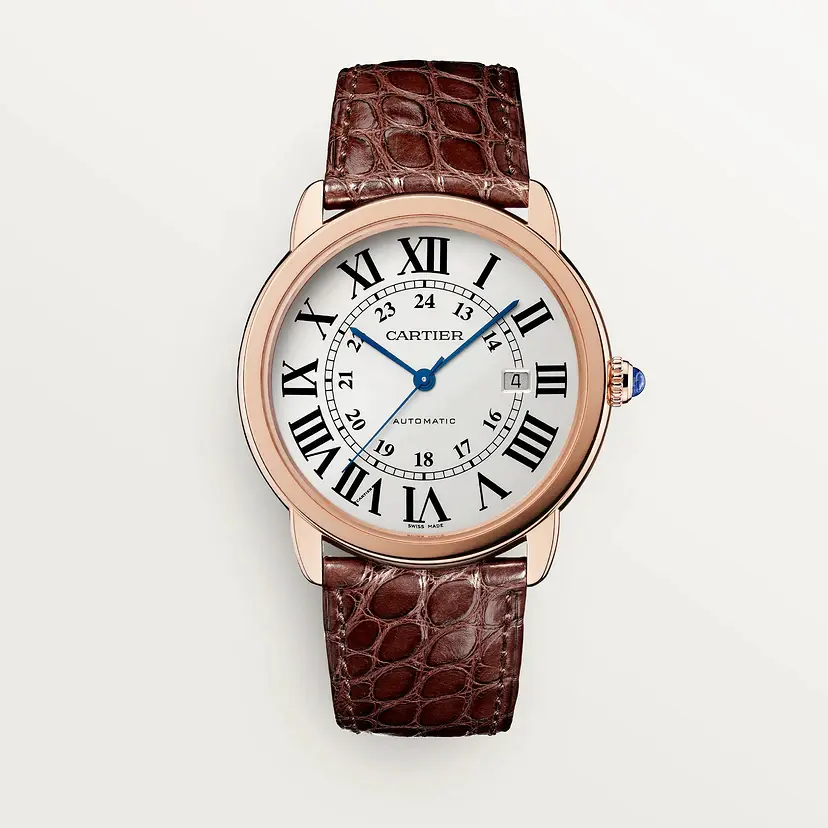14506d8fd3a9894d6313bb1345d3dc43b9a1f0d0b4cb2a7b0b2d69b7ad2591de Cartier RONDE SOLO Rose Gold 42mm W6701009 - Image 1