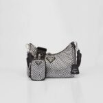 Re-Edition 2005 satin bag with crystals