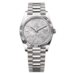 Rolex Day-Date ¡°President¡± 40mm White Gold Meteorite Diamond Baguette Dial ¨C 228239