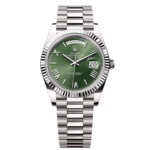 Rolex Day-Date ¡°President¡± 40mm White Gold Green Roman Dial ¨C 228239