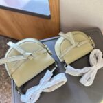 Gate Dual bag in soft calfskin and jacquard