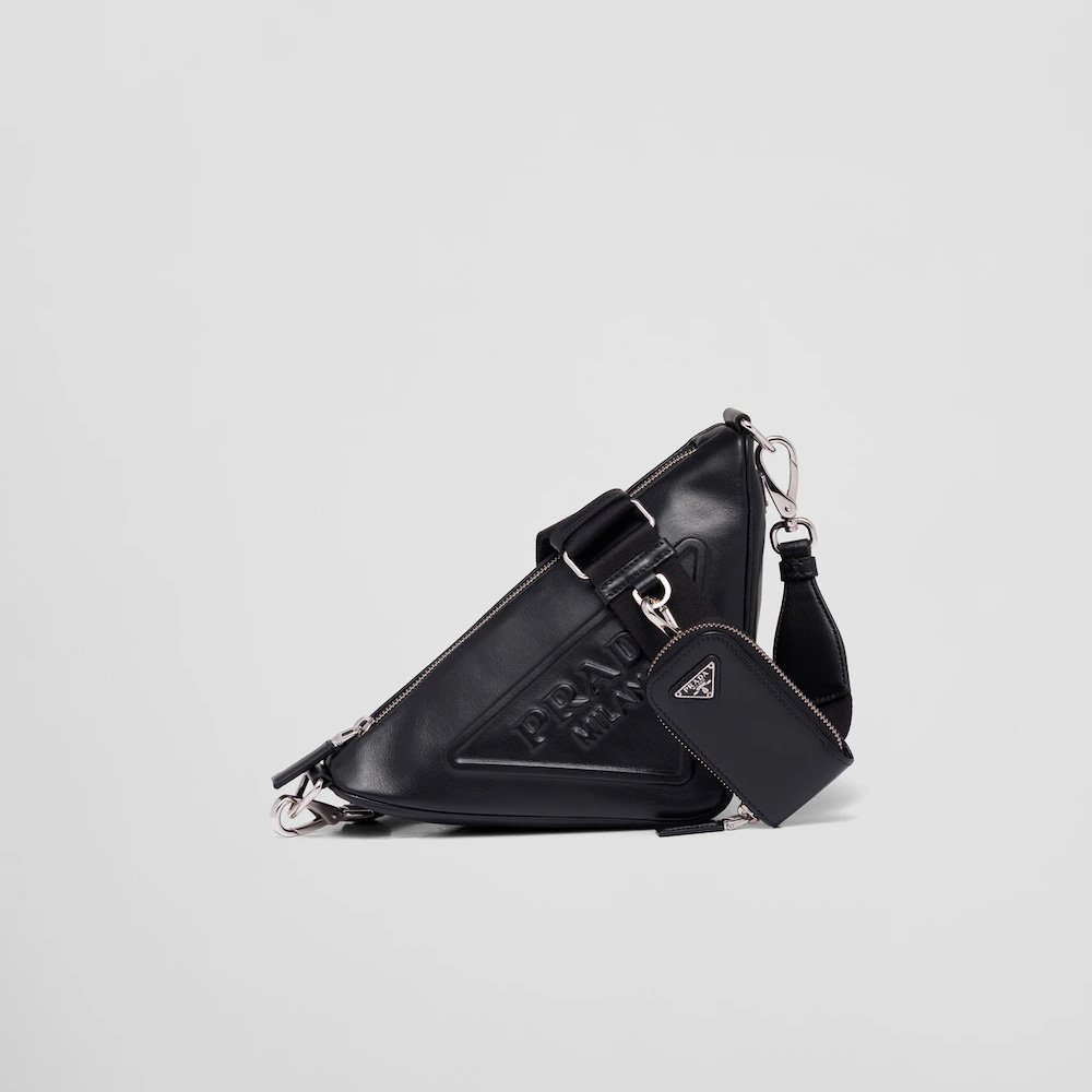 30cf4f0fae58b406ea119d882df59ec8 Triangle leather shoulder bag - Image 1