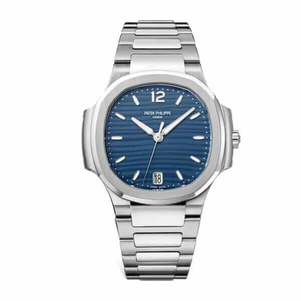 33f49d5edfbd10e5428dcf56addd3b47828727829a20a22e102aa8fbaf6049a1 Patek Philippe Nautilus Ladies Blue Replica - Image 1