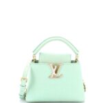 Capucines Bag Leather with Mother of Pearl Mini