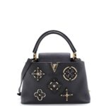 Capucines Bag Leather with Embellished Detail PM