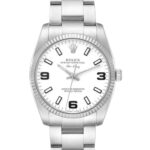 Rolex Oyster Perpetual Air-King 114234 White Arabic Dial 34mm Unisex Watch