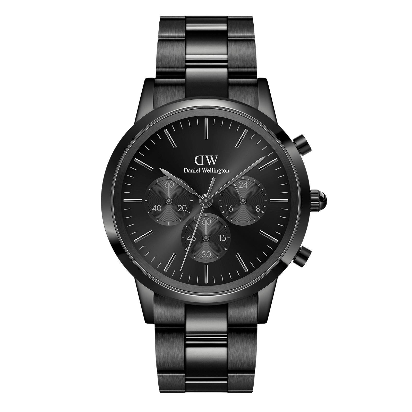 4c8865207537dcab766718bddfb5fbc8 Iconic Chronograph Link Onyx B - Image 1