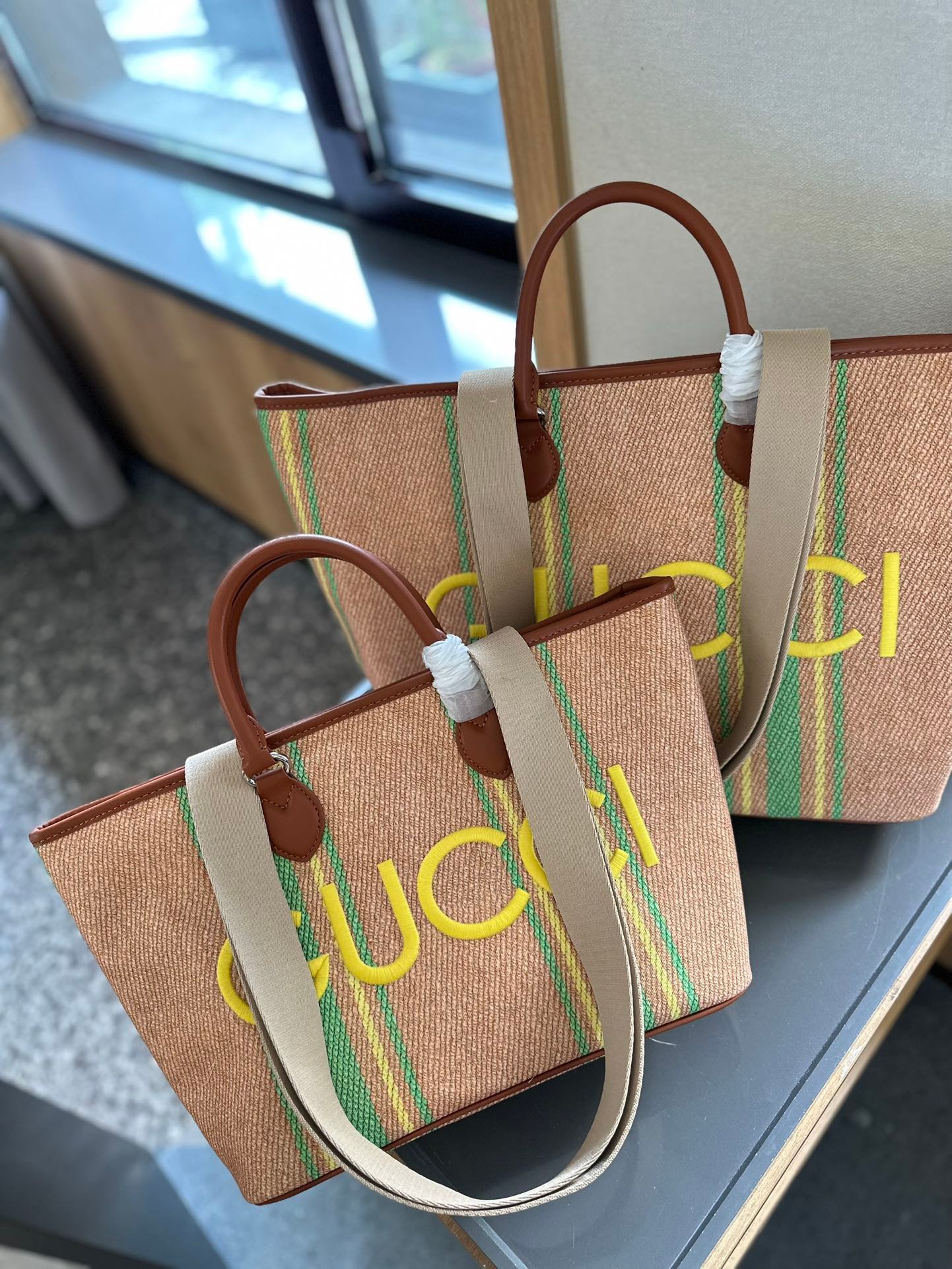 58a55188c8a0b45c5ef0c96cf5efcf38 LARGE TOTE BAG WITH EMBROIDERY - Image 1