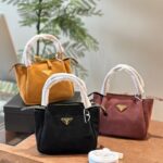Medium suede shoulder bag