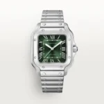 Cartier Santos Medium Model Green WSSA0061