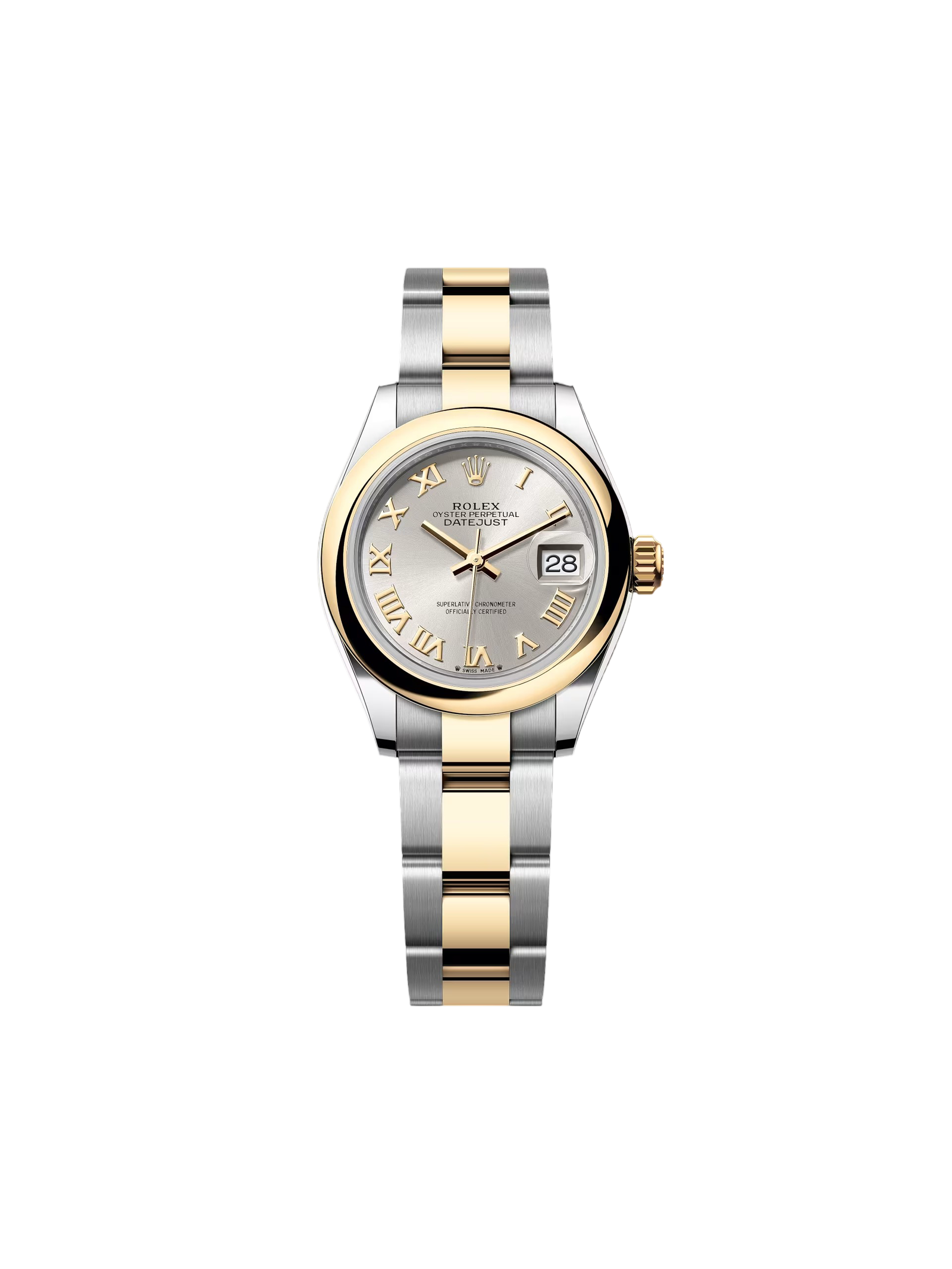7c720dece5f74b3ffcb77e48620e02533165fd7e355c1a5095f51013454a0edd Rolex Lady-Datejust 31mm 279163 Silver Roman Dial Oyster Bracelet - Image 1