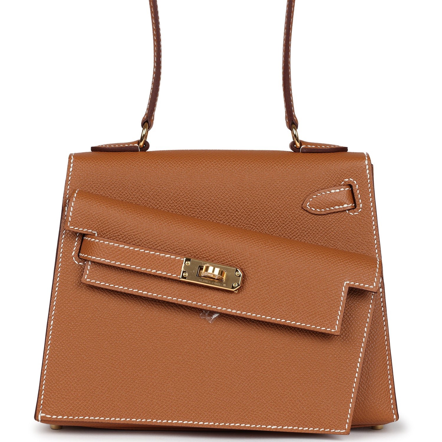 H-K-241015-2-SB-06 Herm¨¨s Kelly Sellier en Desordre 20 Gold Epsom Gold Hardware - Image 1