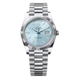 Rolex Day-Date ¡°President¡± 40mm Platinum Ice Blue Index Dial ¨C 228236