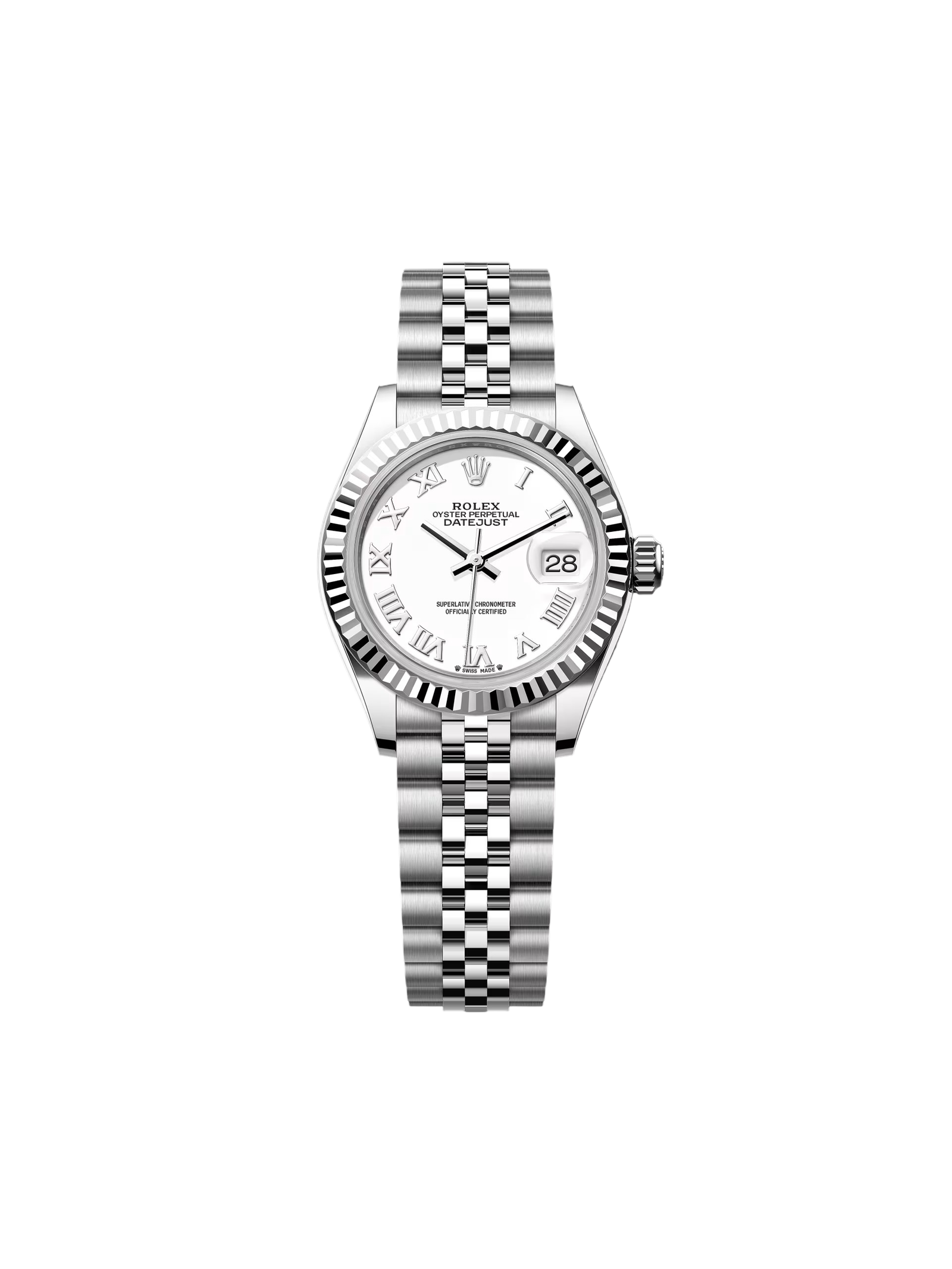 aa8aa8fd796837707a80370ba45b72b1e2aefb52419758341fc8a27fe5be3a76 Rolex Lady-Datejust 31mm 279174 White Roman Dial Oyster Bracelet - Image 1