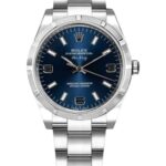 Rolex Oyster Perpetual Air King 114210 Blue Dial 34mm Unisex Watch