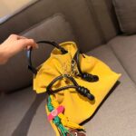 Flamenco clutch in nappa calfskin