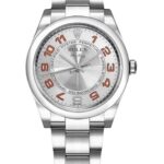 Rolex Oyster Perpetual Air-King 114200 Concentric Silver Dial 34mm Unisex Watch