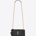 SUNSET MEDIUM IN CROCODILE-EMBOSSED LEATHER