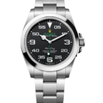 Rolex Air-King Stainless Steel Black Arabic Dial 116900 40mm Mens Watch