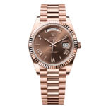 Rolex Day-Date ¡°President¡± 40mm Everose Gold Chocolate Roman Dial ¨C 228235
