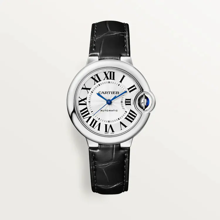 d87317b236785964c0957cb69273bff566b115aceb63fbc50b290b76dd50815e Cartier Ballon Bleu BLEU Alligator Strap 33mm WSBB0030 - Image 1