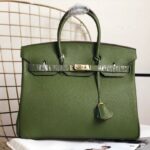 Herm¨¨s Togo Birkin 25/30/35 Bottle Green Bag