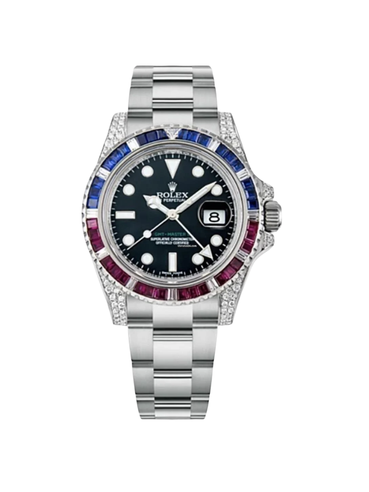 e0b0b591ee3281852d3706497db75f8cb347e2aa8f8effa078cf7bc618646cfb Rolex GMT Master II 40mm 116759SANR/SARU - Image 1