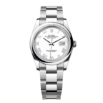Rolex Datejust 36mm 126200 Stainless Steel White Roman Dial Oyster