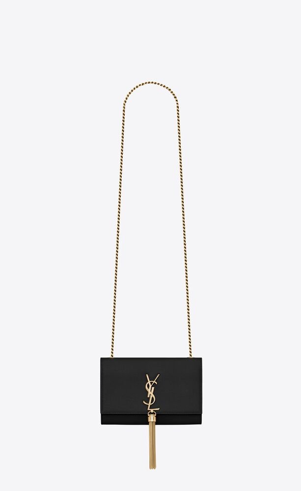 eddebf23ab1b5e341f6cf3fcfd4d2a1e KATE SMALL TASSEL IN GRAIN DE POUDRE EMBOSSED LEATHER - Image 1
