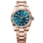 Rolex Sky-Dweller 42mm 336935-0001/0005 Rose Gold Blue Dial Oyster