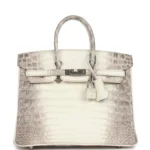 Herm¨¨s Birkin 25 / 30 Himalaya Niloticus Crocodile Palladium Hardware